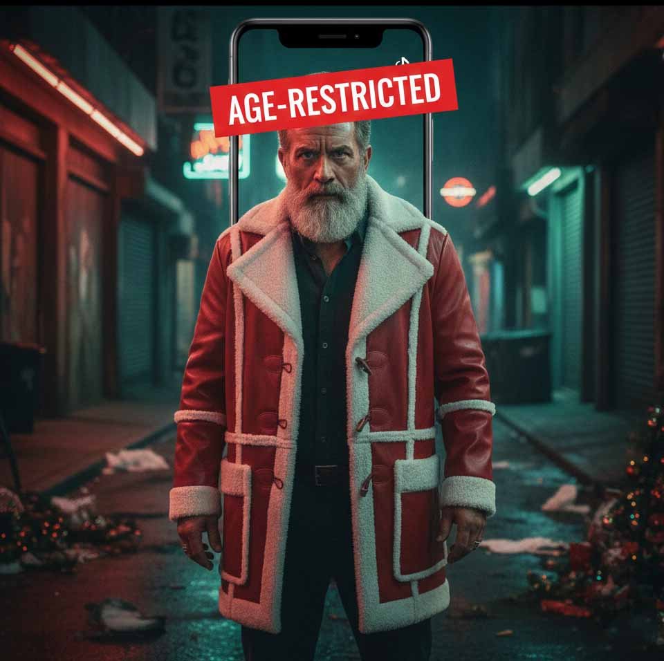 J.K. Simmons’ Red One Santa Fur Coat – Why This “Evil Santa” Look Is Getting Age-Restricted on TikTok - MovieStarJacket