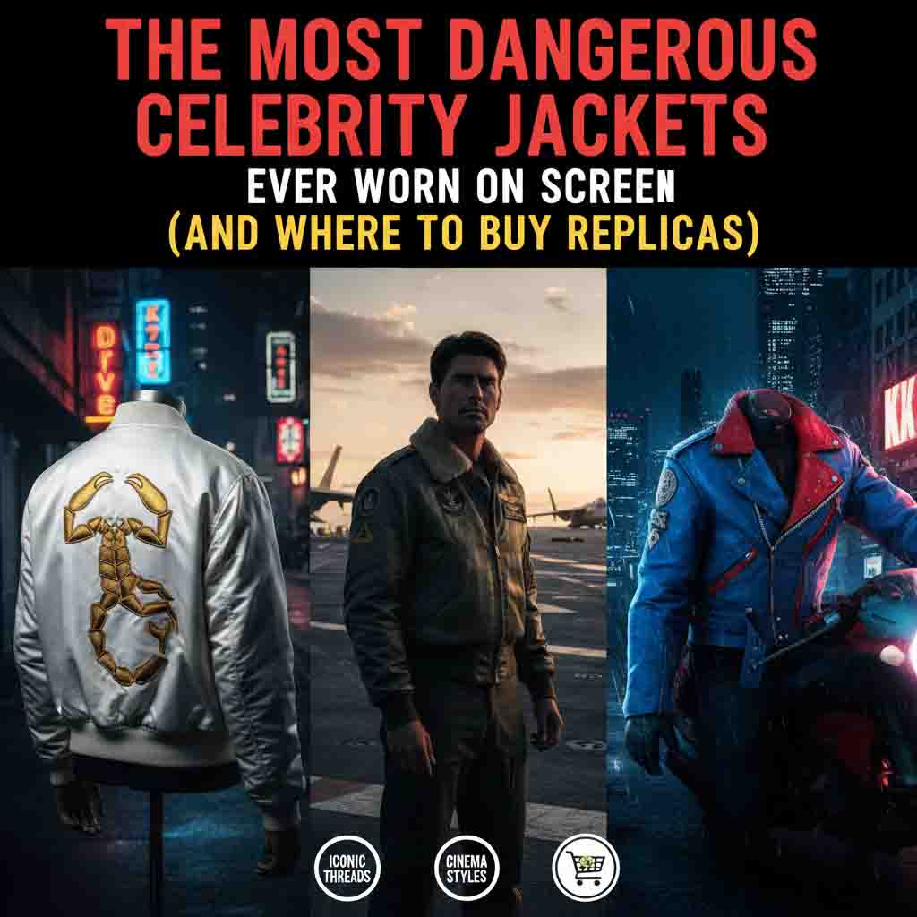 The Most Dangerous Celebrity Jackets Ever Worn on Screen (And Where to Buy Replicas) - MovieStarJacket