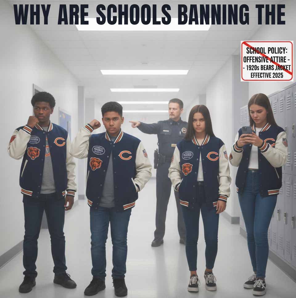 Why Are Schools Banning the 1920 Chicago Bears Varsity Jacket in 2025? And Yeah, Does That Even Make Sense - MovieStarJacket