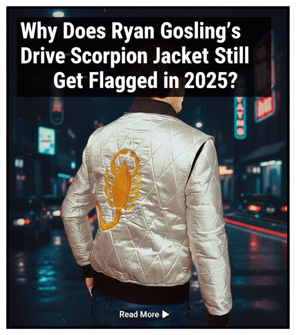 Why Does Ryan Gosling’s Drive Scorpion Jacket Still Get Flagged in 2025? - MovieStarJacket
