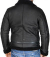 Mens Sheepskin Flight Bomber B6 Flying Jacket - MovieStarJacket