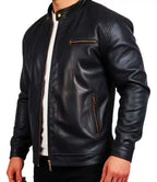Black Lambskin Leather Jacket
