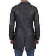 Black Leather Long Coat
