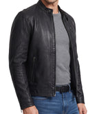 Elon Musk Black Leather Jacket