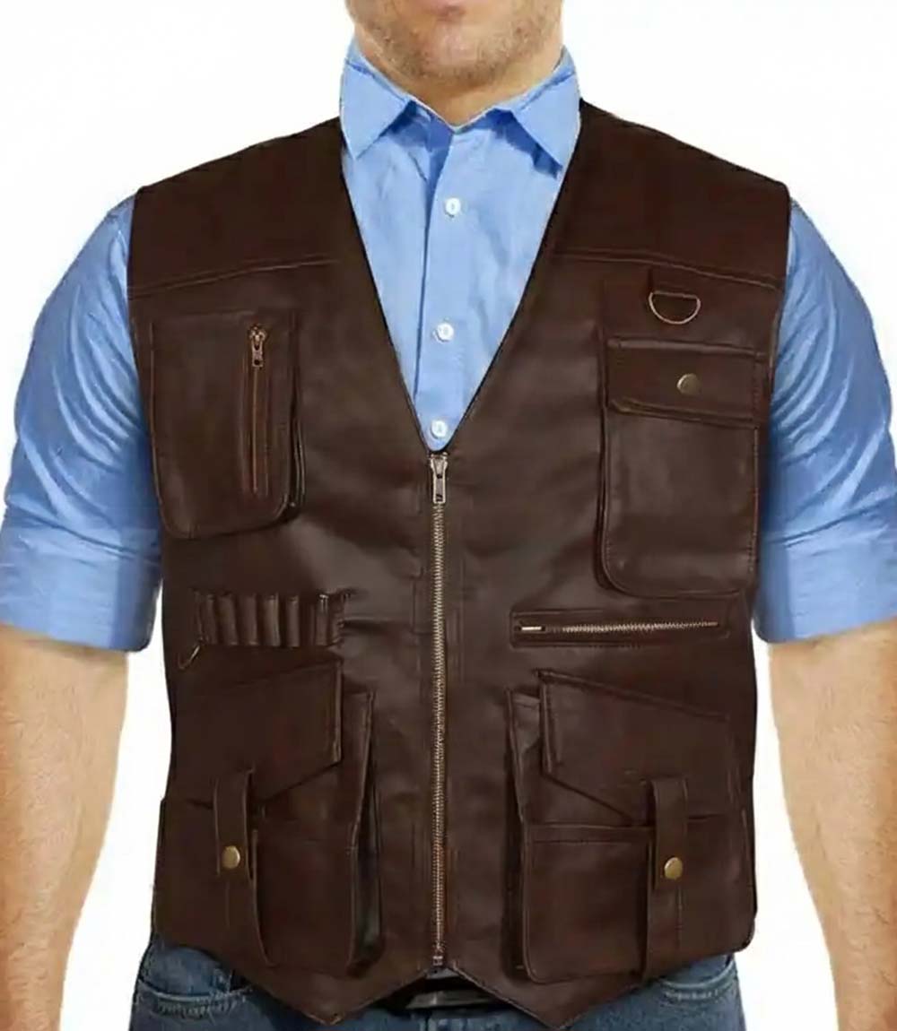 Jurassic Park Owen Grady Vest - MovieStarJacket