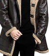 Mens RAF B3 Bomber Shearling Sheepskin Coat Jacket - MovieStarJacket