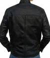 Mens Retro American Moto Biker Leather Jacket - MovieStarJacket