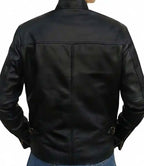 Mens Retro American Moto Biker Leather Jacket - MovieStarJacket