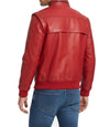 Red Cobra Kai Johnny Lawrence Leather Jacket