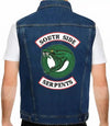 Riverdale Southside Serpents Denim Vest - MovieStarJacket