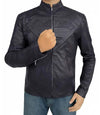 Smallville Black Superman Leather Jacket - MovieStarJacket