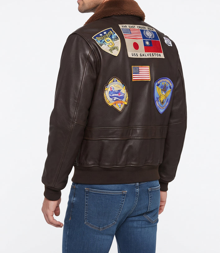 Top Gun Maverick Bomber Tom Cruise Leather Jacket