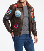 Top Gun Maverick Bomber Tom Cruise Leather Jacket