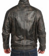Mens Retro Distressed Brown Biker Leather Jacket - MovieStarJacket