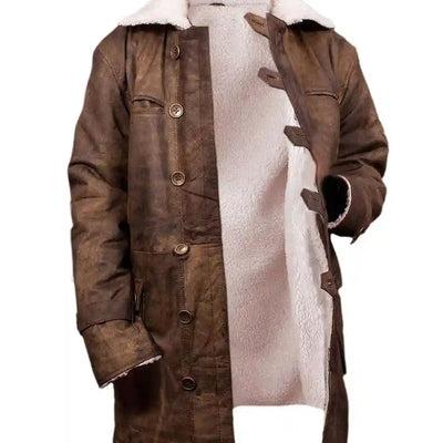 Dark Knight Rises Bane Sheepskin Coat