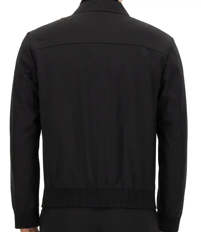 Black jacket on a white background