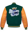 Men's Too Old For Fairy Tales 2 varsity jacket by Movie Star Jacket, featuring a stylish design and classic varsity details.