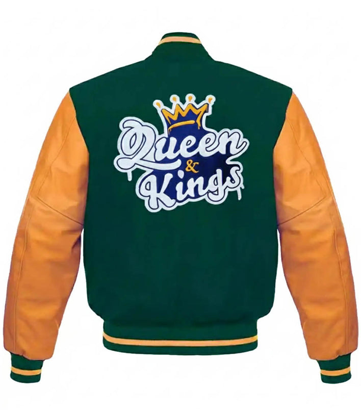 Men's Too Old For Fairy Tales 2 varsity jacket by Movie Star Jacket, featuring a stylish design and classic varsity details.