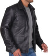 Damon Vampire Diaries Leather Jacket
