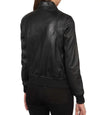 Women Vintage New Look Cropped Leather Jacket - MovieStarJacket